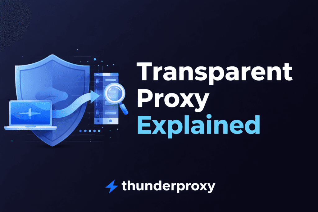 What is a transparent proxy: definition, function, and architectural differences